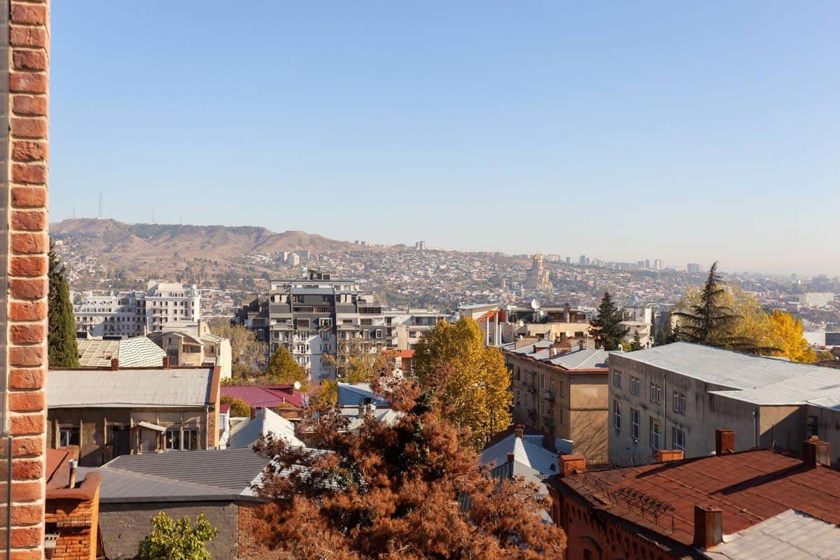Enjoy a stunning view of the city, where historic charm meets modern skyline