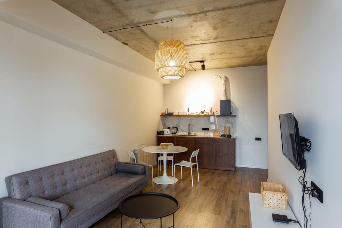 Comfortable dining space offers the perfect spot to enjoy meals, whether it’s a morning coffee or a home-cooked dinner