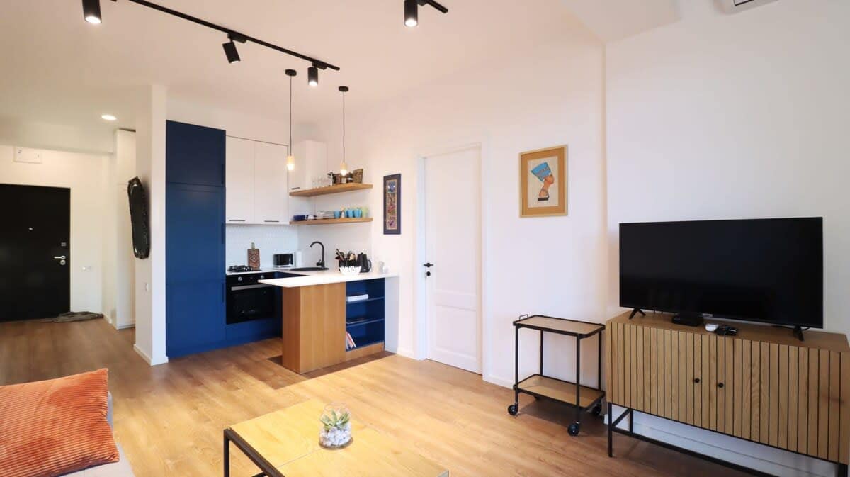 Tasteful wall decorations add character and warmth to the space, reflecting the personality of the home