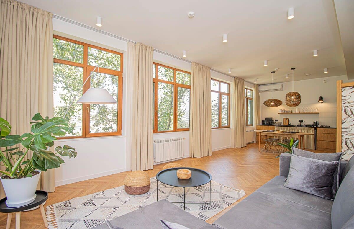 Enjoy view of Tbilisi’s lush greenery right from your window