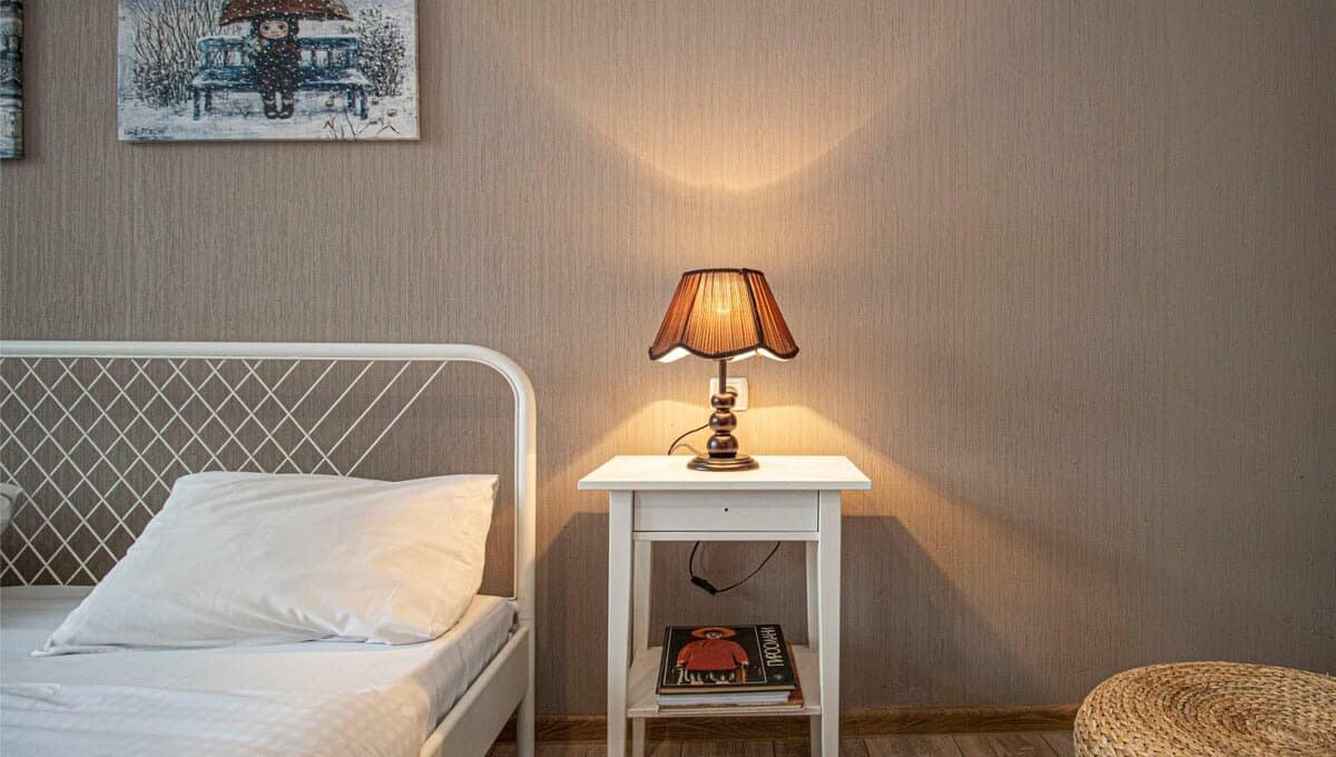 Functional details from bedroom