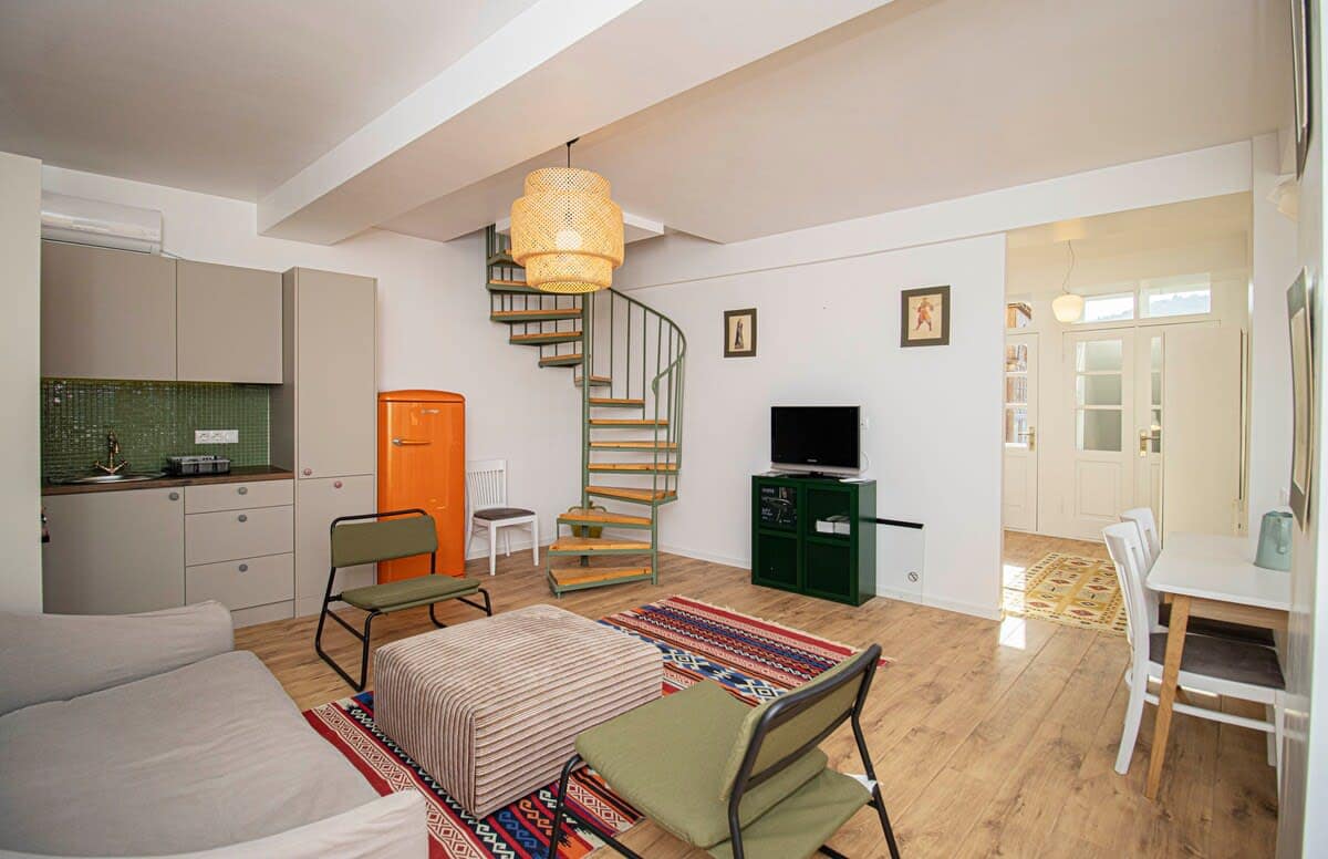 Open-plan living space perfect for relaxation or entertaining guests.