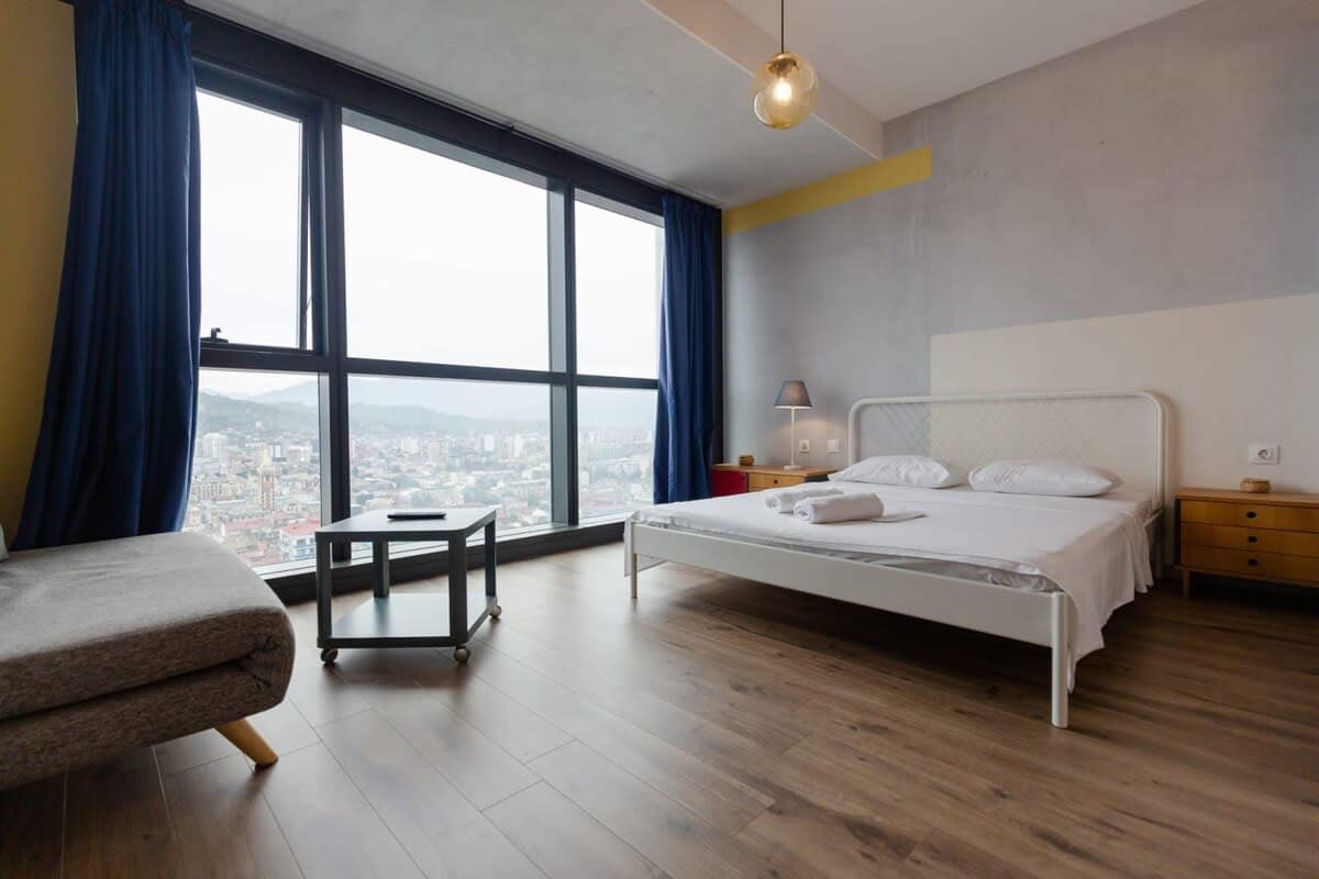 Studio features a tasteful combination of modern and traditional elements, blending comfort with sophistication
