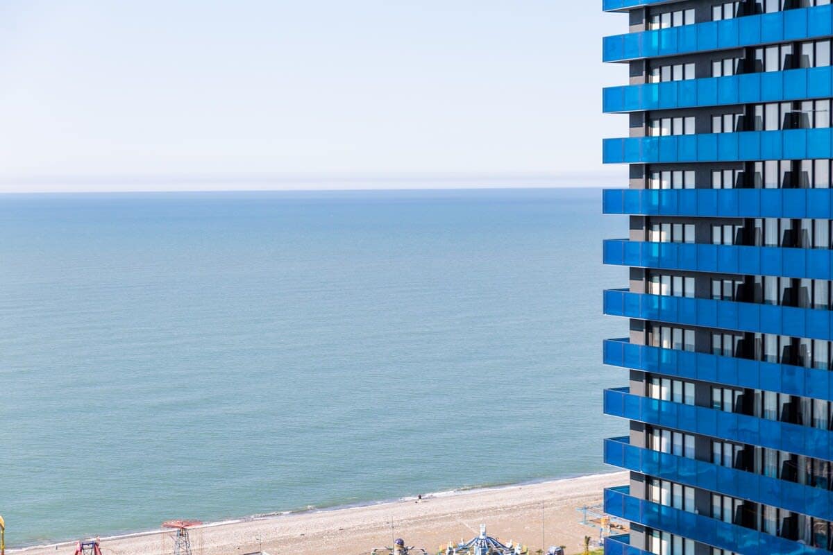 Enjoy a spectacular view overlooking both the sea and the vibrant city of Batumi, creating an unforgettable atmosphere