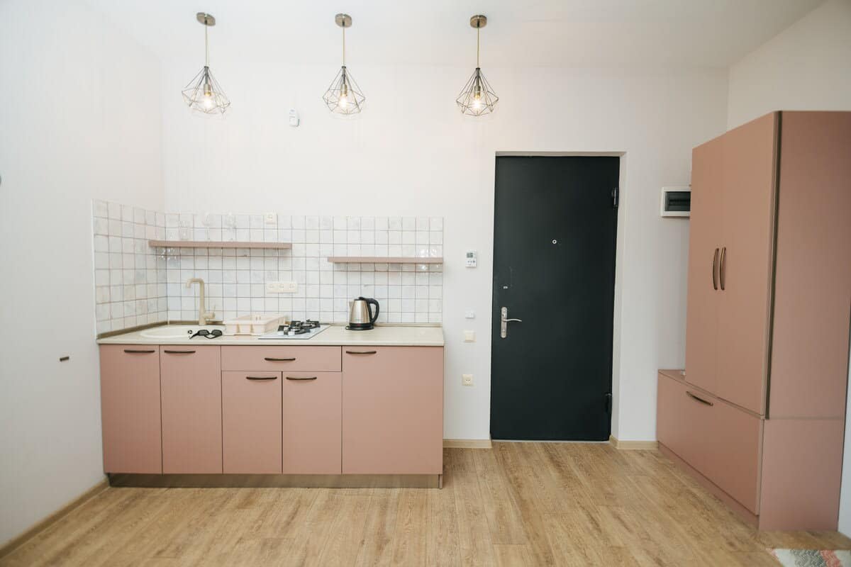 Modern open kitchen is designed for both functionality and style