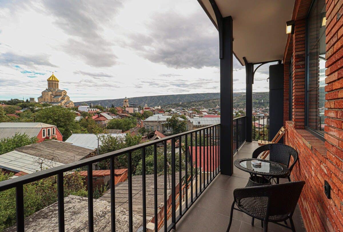 Enjoy a breathtaking view of one of Tbilisi’s most iconic religious sites.