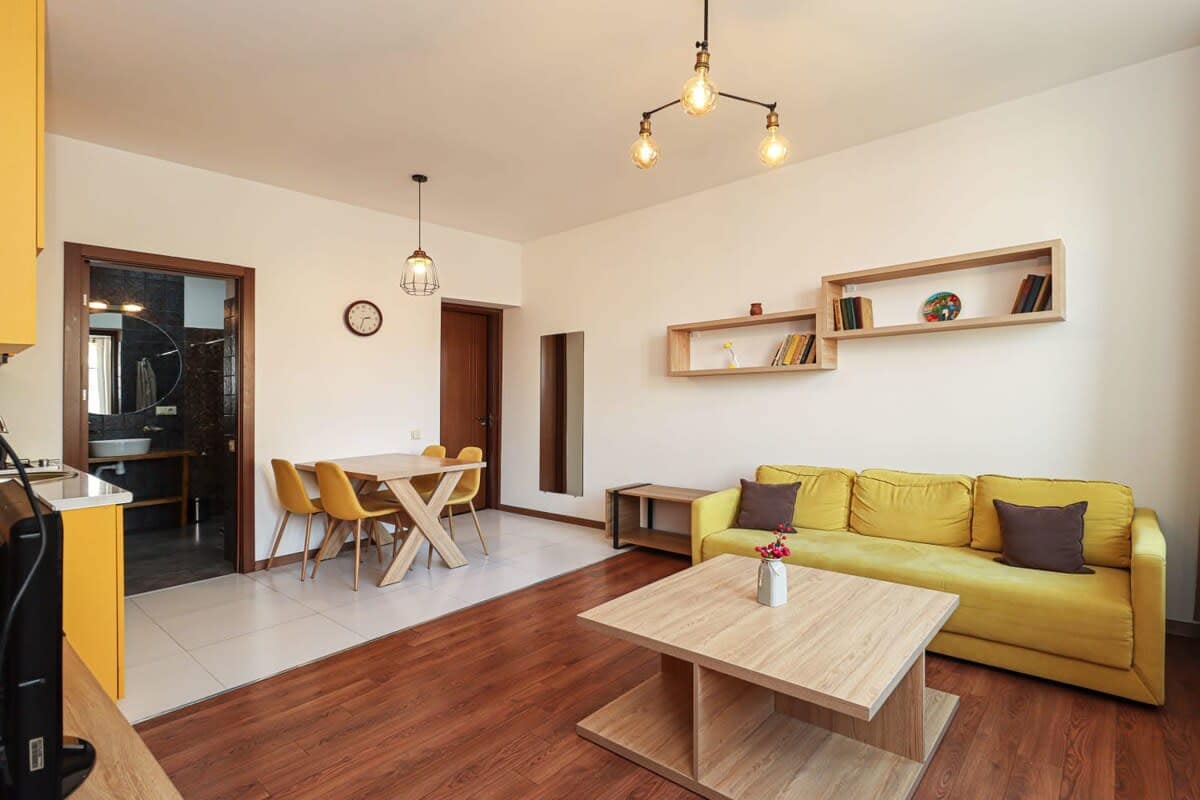 1 Bedroom Apartment with Balcony Near Fabrika in Chugureti