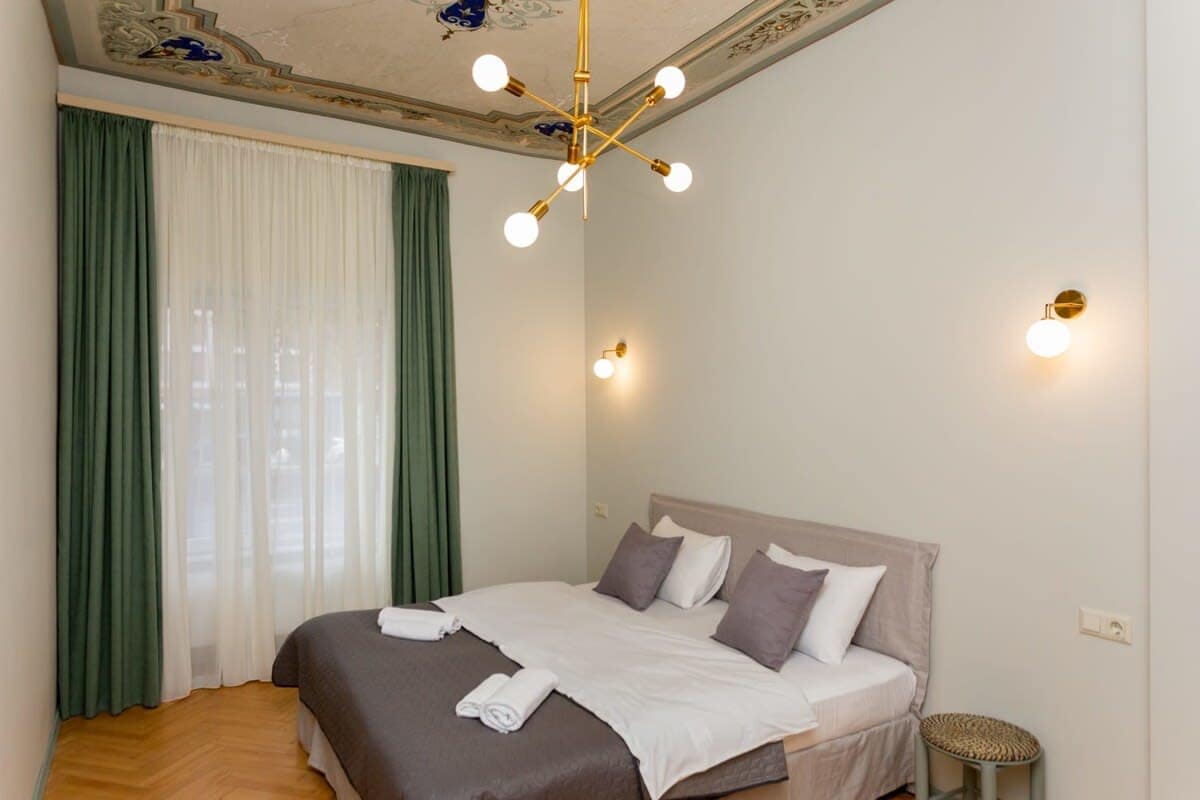 Welcome to the bright double bed bedroom, a serene retreat designed for relaxation and comfort