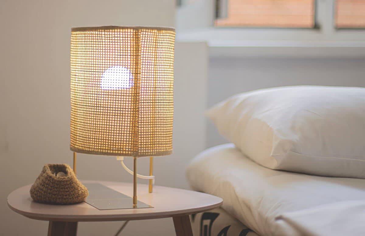 Bedside lamp for your cozy stay