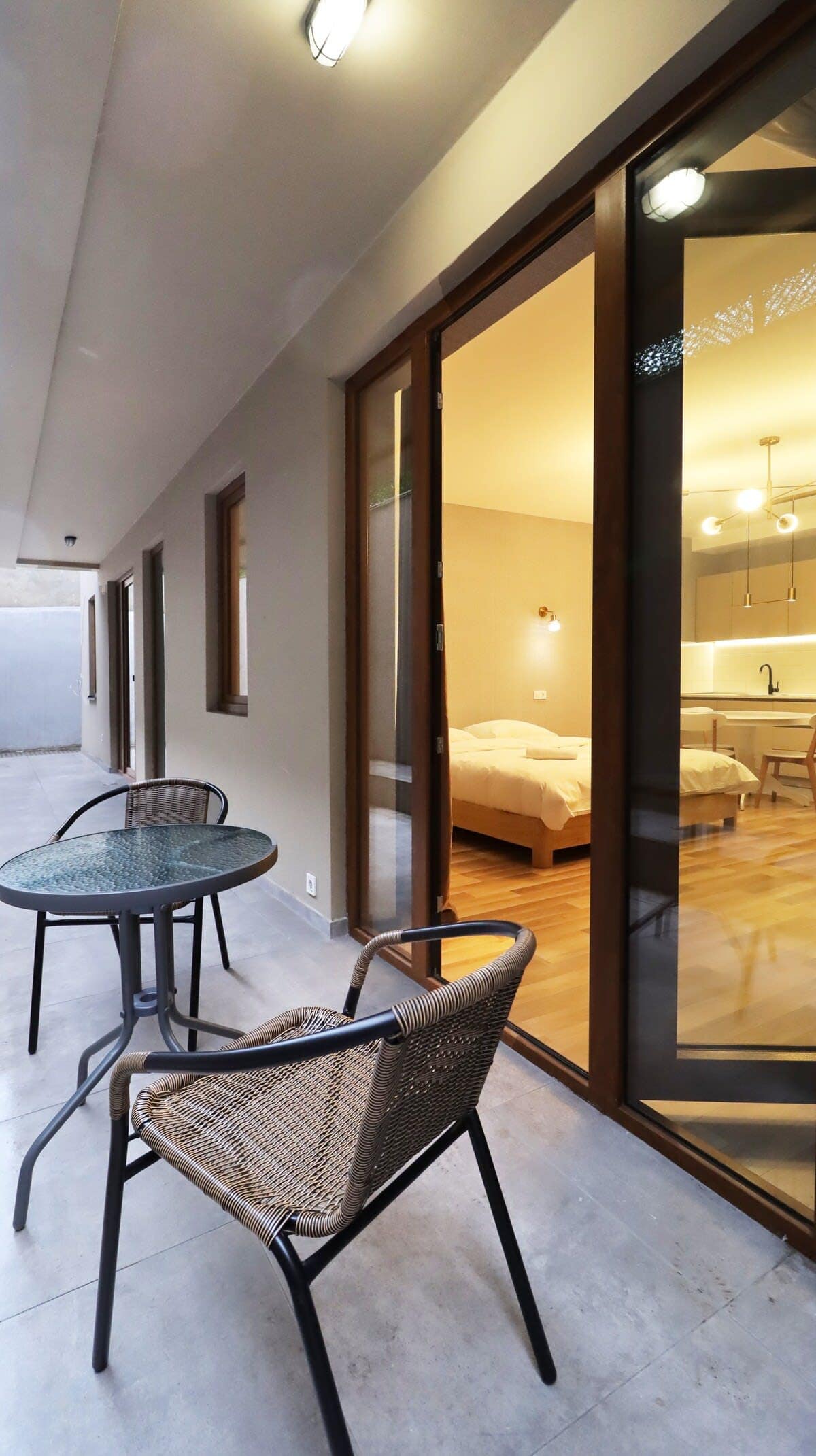 Step onto your very own private balcony and soak in the fresh air while enjoying a peaceful retreat from the city’s buzz