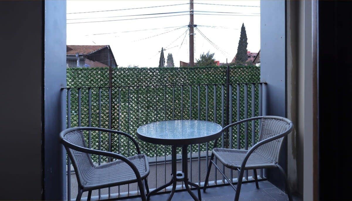 Step onto your very own private balcony and soak in the fresh air while enjoying a peaceful retreat from the city’s buzz