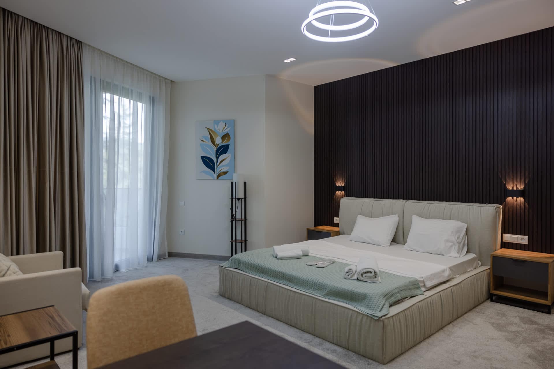 Sea View Studio Beachfront & Balcony in Batumi